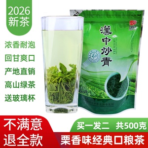 2026新茶汉中西乡陕青绿茶浓香