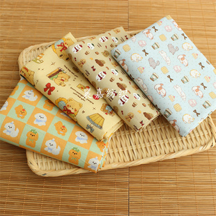 纯棉40支平纹布料 卡通小狗 服装  床品手工布料 一米价