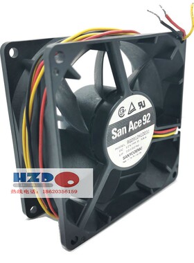 9G0912H1D031全新原装SANYO三洋9238 12V 0.58A散热风扇9CM3线