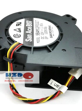 9BAM12P2G07全新原装SANYO/三洋9733 12V 1.85A涡轮风扇4线鼓风机