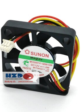 MC30061V1-Q000-G99全新原装SUNON/建准3006 12V 1.0W散热风扇3线