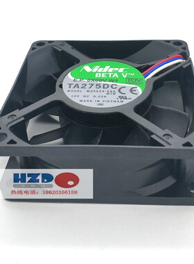 M35624-58G全新原装Nidec TA275DC 7025 12V 0.22A散热风扇3线