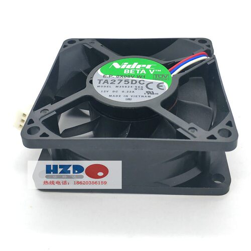 M35624-58G全新原装Nidec TA275DC 7025 12V 0.22A散热风扇3线