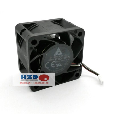 FFB0412EHN全新原装Delta/台达4028 12V 0.4A散热风扇4CM3线