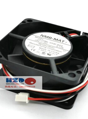 2410ML-05W-B69全新原装NMB 6025 24V 0.17A散热风扇6CM2线