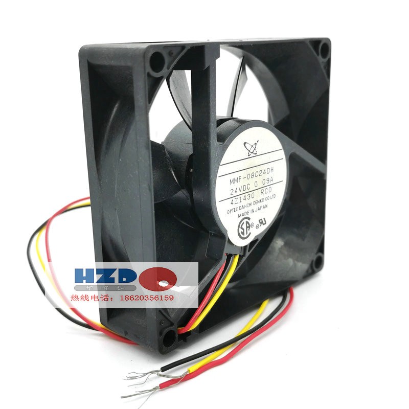MMF-08C24DH全新原装三菱8025 24V 0.09A变频器散热风扇8CM2线