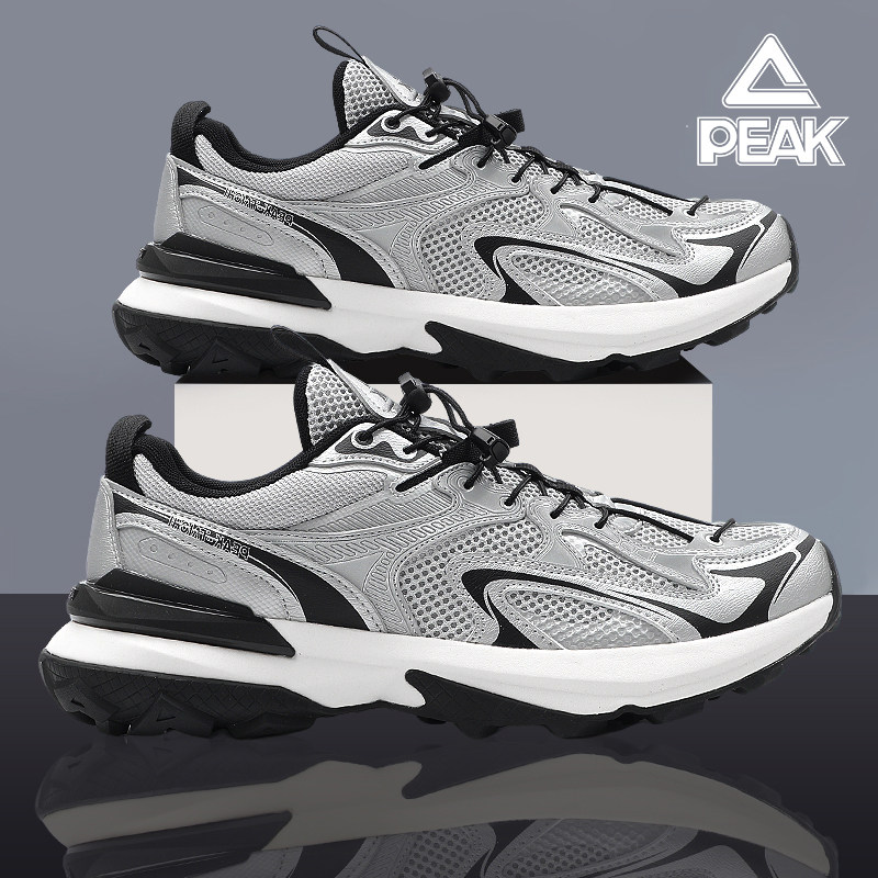 匹克态极老爹鞋男款2026夏季新款户外厚底慢跑男士网面通勤运动鞋