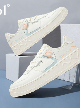 361板鞋女鞋官方旗舰2026新款冬季复古休闲厚底小白鞋透气运动鞋