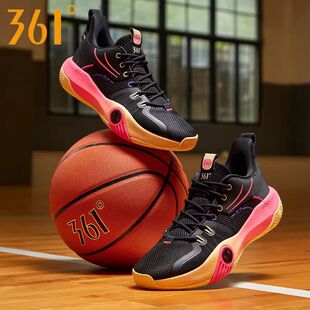 AG凌空3篮球鞋男361男鞋运动鞋春季新款软底回弹耐磨皮革拼接球鞋
