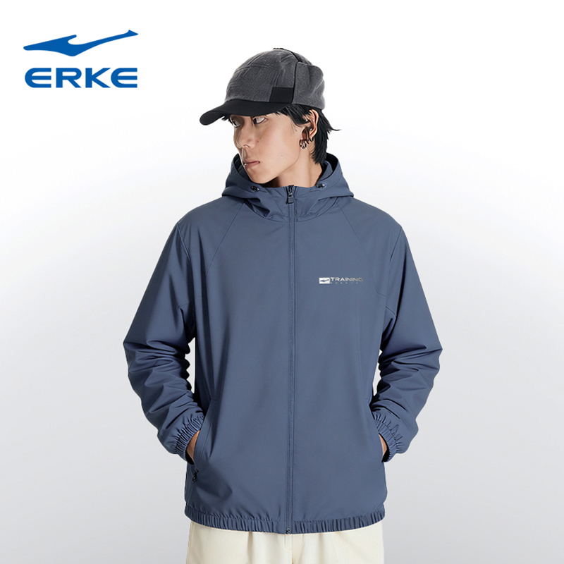 鸿星尔克2025冬季新款运动外套