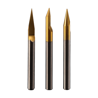 3.175钛涂层金属尖刀铜铝雕刻