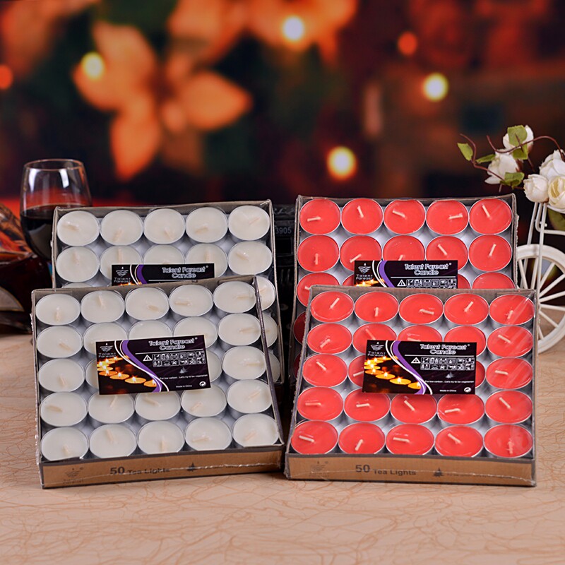 包邮茶蜡香薰蜡烛浪漫摆图套餐表白生日求婚无烟无味小蜡烛