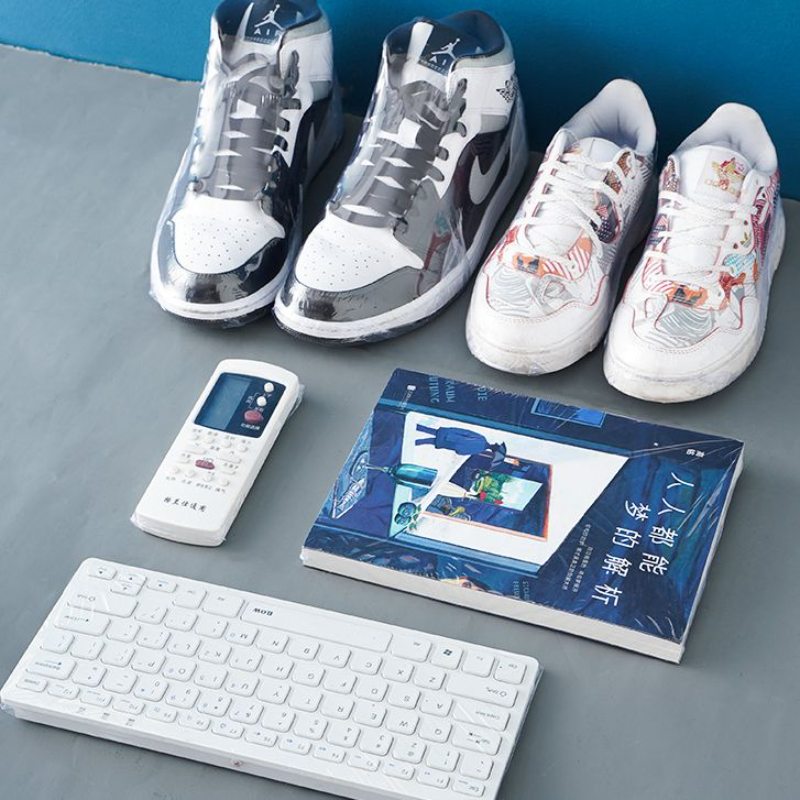 热缩膜鞋子保护袋收缩膜封鞋膜塑封球鞋收纳密封袋