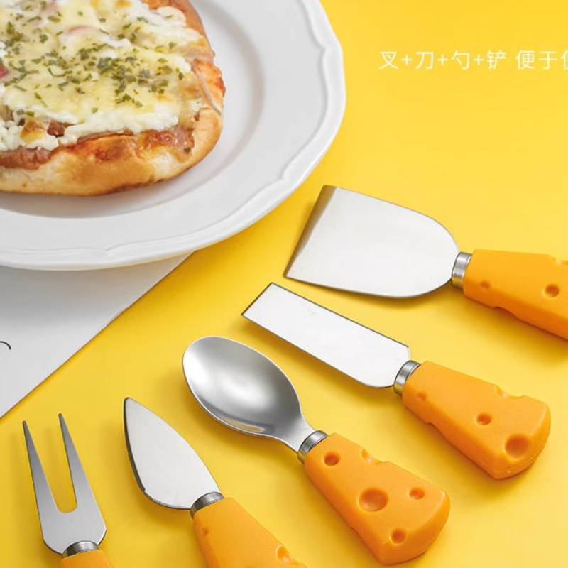 芝士水果小刀叉子西餐刀具套装黄油抹酱刀果酱奶酪勺