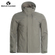 岩云2025新品 防风防水透气连帽舒适徒步登山服 户外运动冲锋衣男款