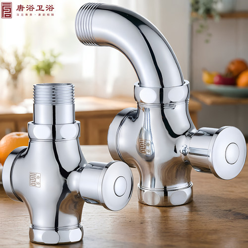 唐浴手按延时厕所冲洗阀规格齐全