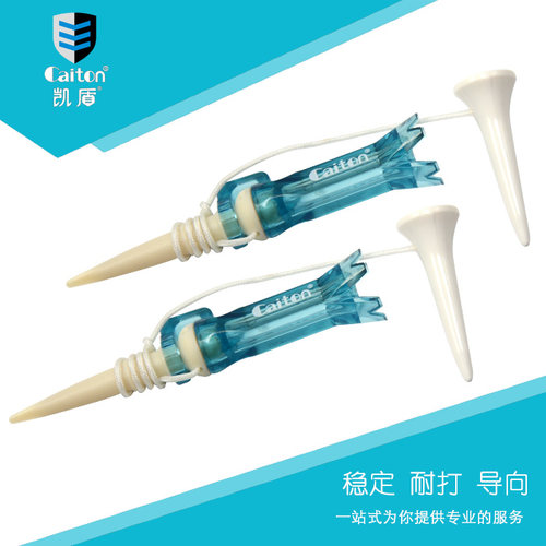 高尔夫球tee导向球钉球梯球座