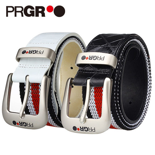 高尔夫皮带男士真皮编织运动腰带