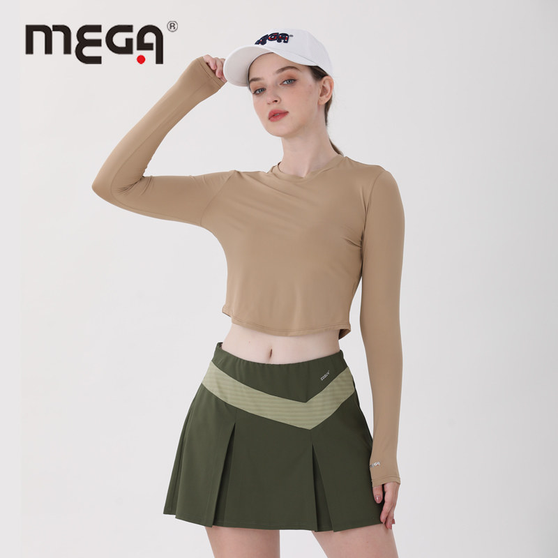 高尔夫防晒衣女高腰冰丝上衣服装