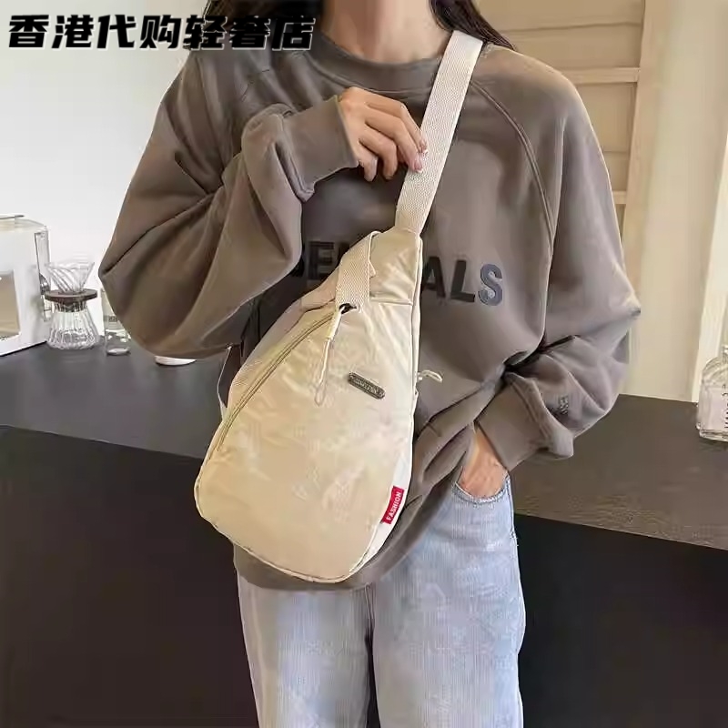 法国MKBM高级感斜挎包时尚简约骑行包休闲百搭轻便休闲小背包胸包