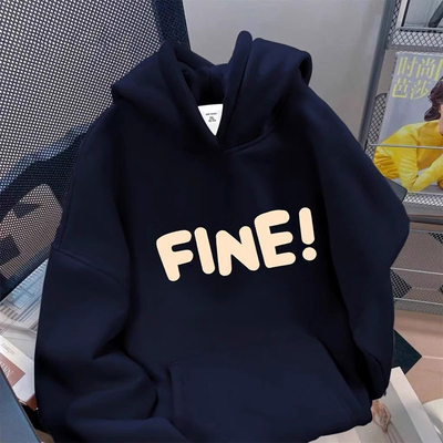 潮牌高端卫衣男士秋冬季2025新款高级感重磅休闲宽松连帽加绒外套