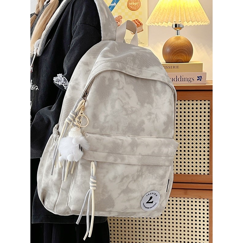 法国GBP 新款学院风复古书包女初中生不撞款大学生16寸电脑双肩包