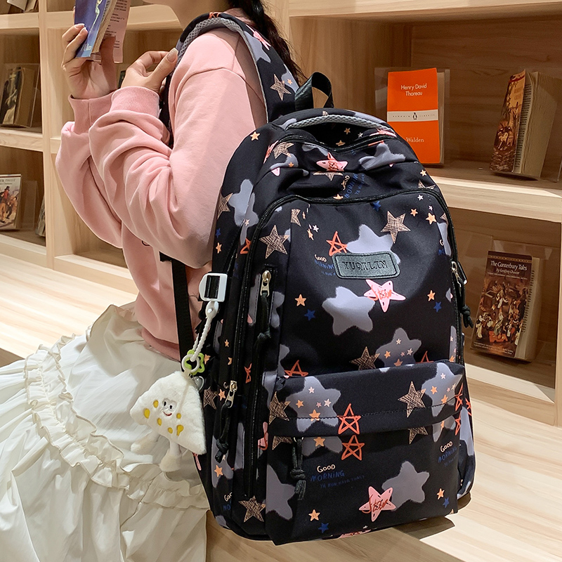 法国Nit Zana书包女生大学生新款高中生男生初中生小学生双肩包