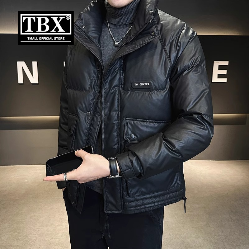 高端轻薄羽绒服男士冬季加厚2025新款爆款高级感立领短款外套男款