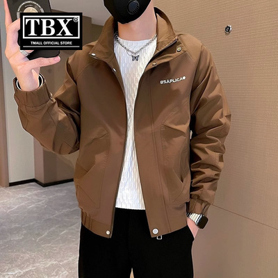 高端工装立领外套男士春秋冬季2025新款高级感春装夹克男款加棉服