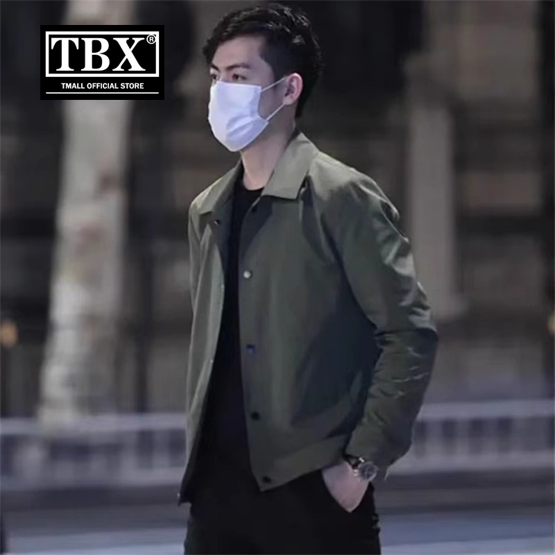 高端行政夹克外套男士春秋季2025新款商务休闲翻领茄克男款冬加棉