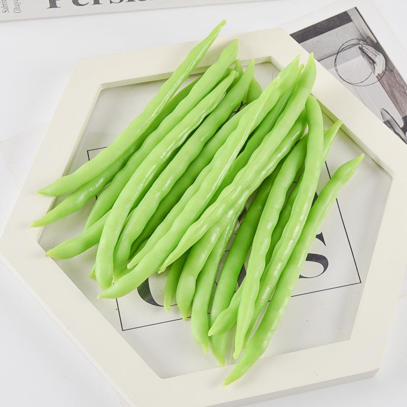 仿真蔬菜四季豆模型假果蔬豆角道具益智橱窗样板间装饰食玩