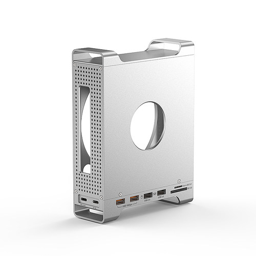 MacMINIm4拓展坞nvme扩容硬盘盒4Pro机箱桌面支架usb3.2扩展器hub