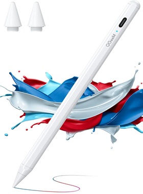 QGeeM防误触电容笔触控笔主动式手写笔适用于Apple苹果iPad平板