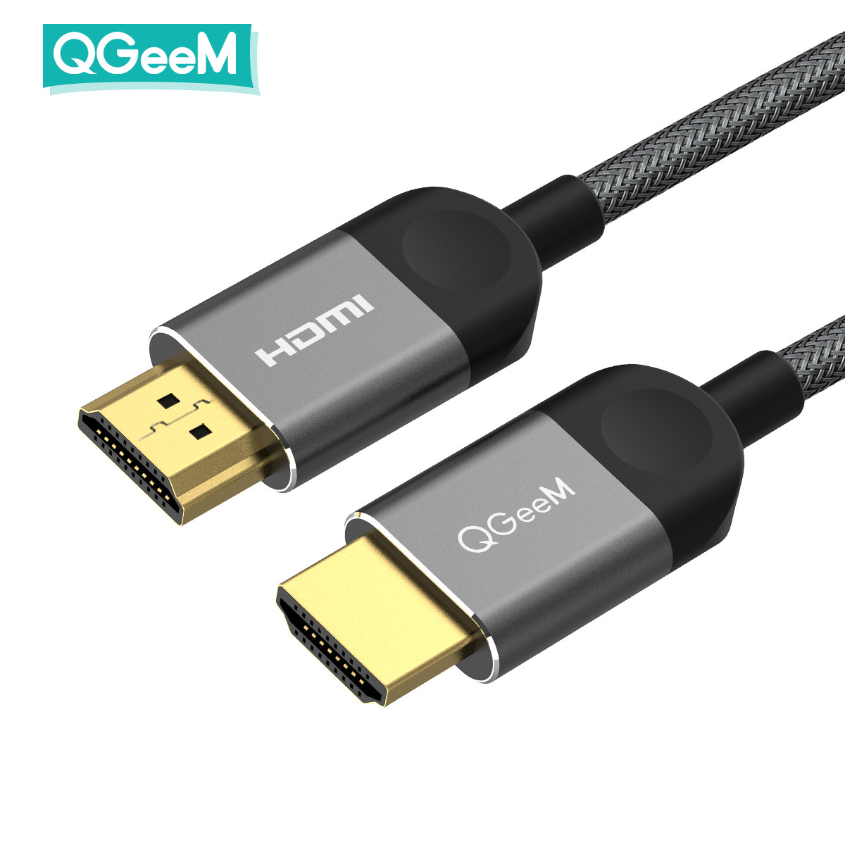 QGEEM 高清线hdmi线2.0电视机笔记本电脑显示器机顶盒适用4K镀金,3C数码配件,视频线/音频线/AV线,淘宝优惠券,粉丝福利购,淘宝优惠卷