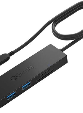 QGeeM多接口Typec扩展坞USB-CHUB分线器电脑笔记本加长外接转换器