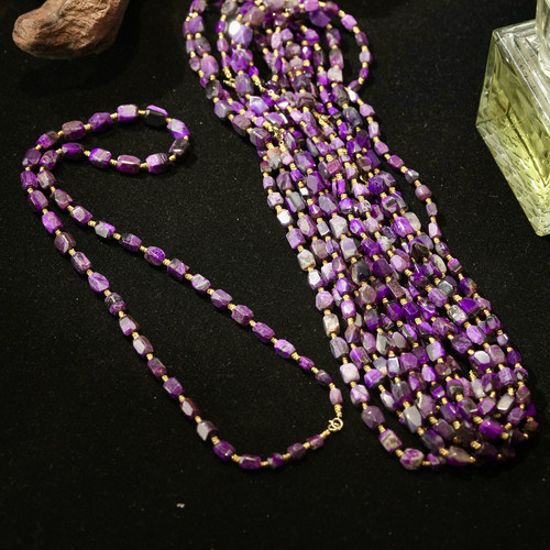 舒俱来R15142帝王紫项链18k/45cm(多样性发货发其一)