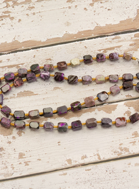 天然舒俱来老矿料S2020玉化春彩苏纪石项链设计款（多样性发货）