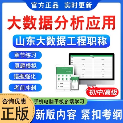 山东省大数据工程专业职称考试