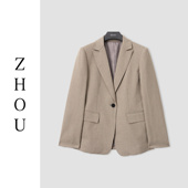 格子外套 周哥甄选 44897