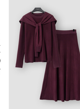 （周哥甄选）紫色时尚套装-32356