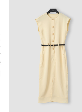 （周哥甄选）黄色连衣裙-22574