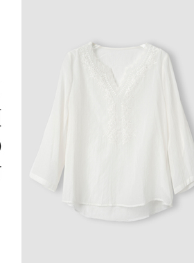 （周哥甄选）白色上衣-23437