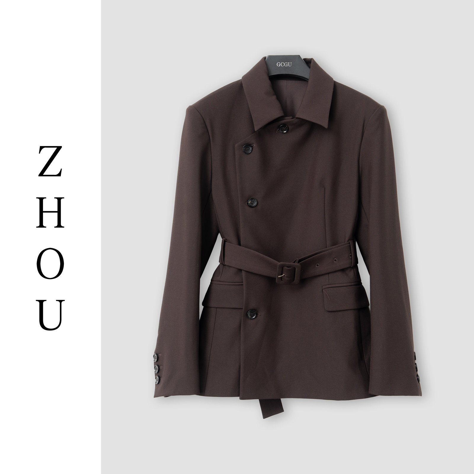 （周哥甄选）咖啡色外套-44406