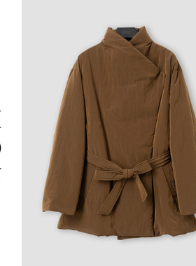 （周哥甄选）咖色羽绒服-32690