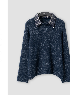 （周哥甄选）蓝色上衣-32168