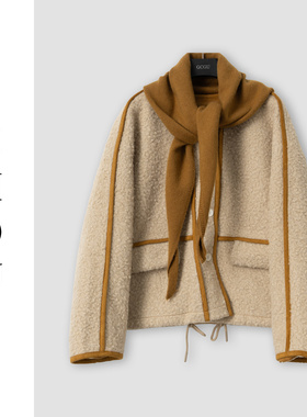 （周哥甄选）米色羽绒外套-33125