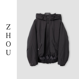 (周哥甄选)黑色羽绒外套-31257