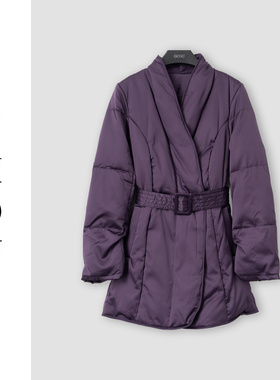 （周哥甄选）紫色羽绒外套-30949