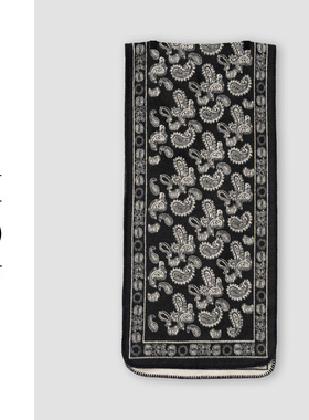 （周哥甄选）经典黑围巾-32122