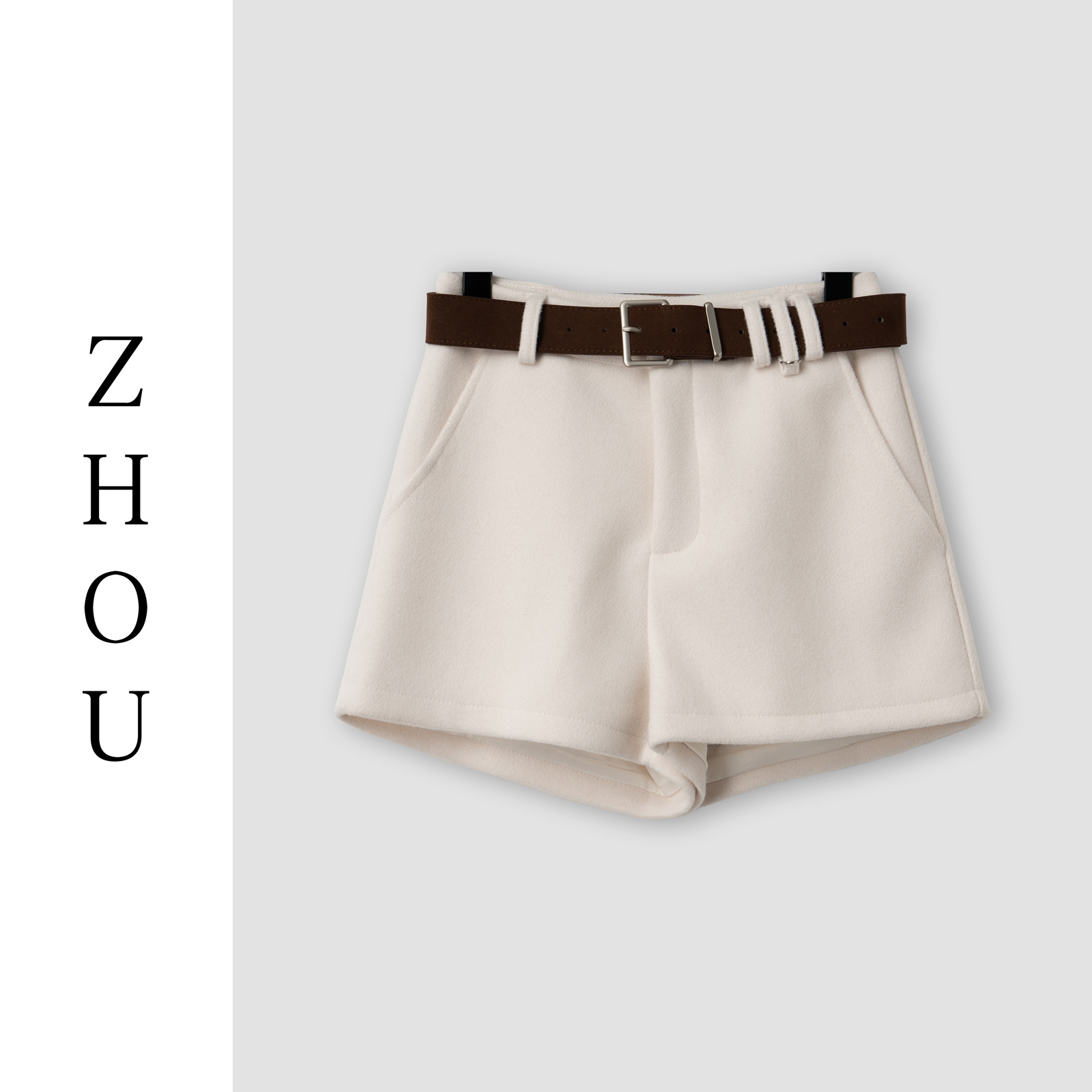 （周哥甄选）杏色裤子-32056